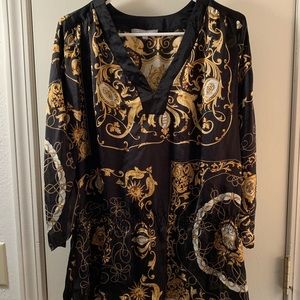 3/4 Sleeve Dress Blouse